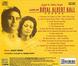 Jagjit and Chitra Singh - Live at ROYAL ALBERT HALL�μ̿�2