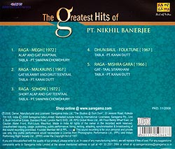 The Greatest hits of PT.Nilhil Banerjee�μ̿�2
