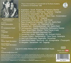 M S Subbulakshmi - Live in concert 1956 [3CDs]�μ̿�2