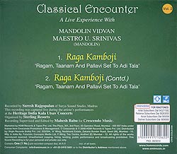 Classical Encounters - A Live Experience With Mandolin Vidvan Maestro U. Srinivas - Vol. 2�μ̿�2