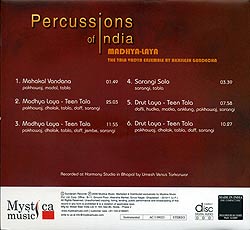 Madhya-Laya - Percussions Of India[CD]�μ̿�2