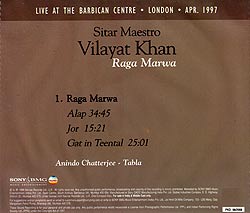 Sirat Maestro Vilayat Khan - Raga Marwa�μ̿�2
