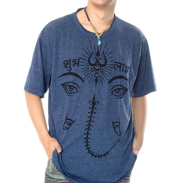 ストーンガネーシャ Tシャツ【ヘザー生地】