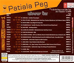 Patiala Peg - BOLLYWOOD PUNJABI GROOVES 1[CD]�μ̿�2