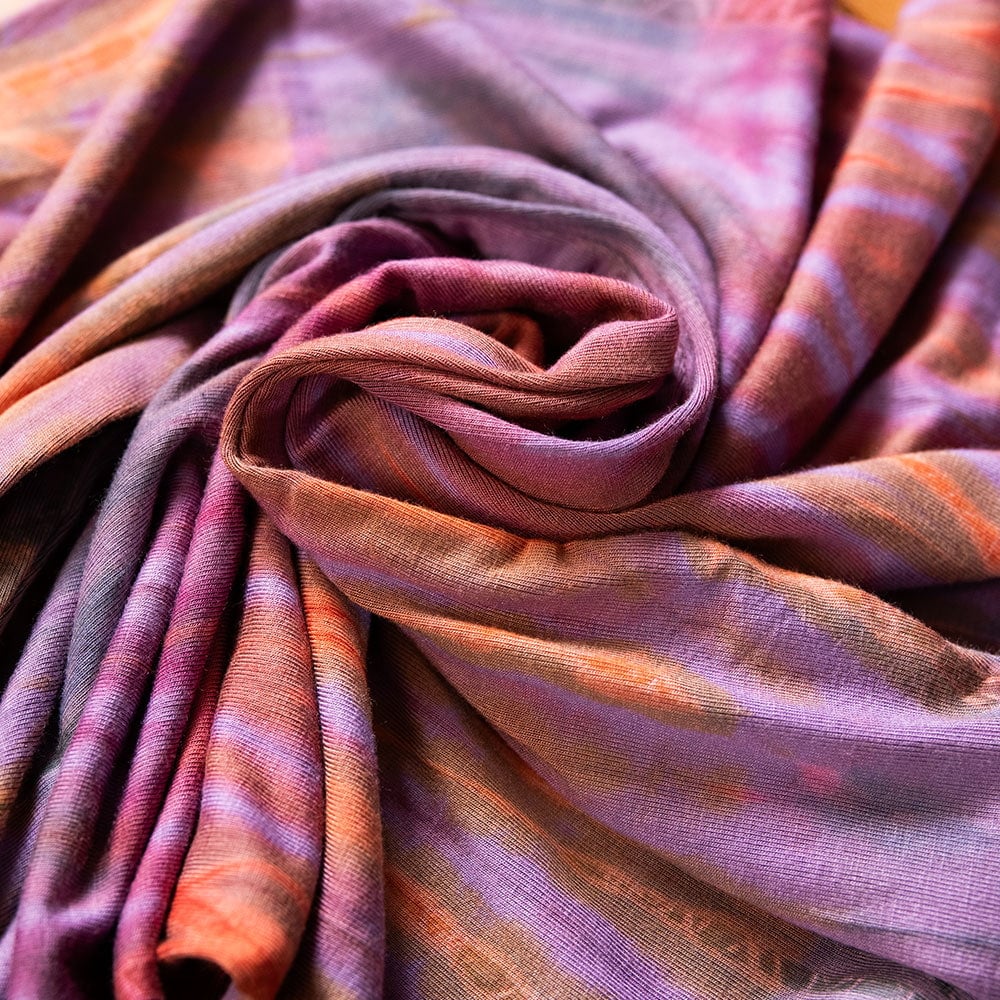 癖になる履き心地 タイダイ染めのストレッチレギンス パンツ5枚目の説明写真です