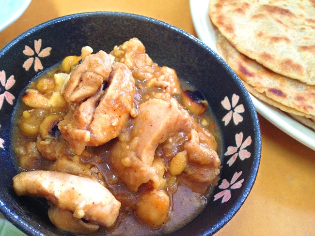 ムルグ チョレー(チキンとひよこ豆のカレー)の写真