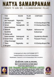 Natya Samarpanam [1DVD]