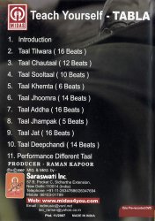 Teach Yourself - Tabla Vol.3 [DVD]