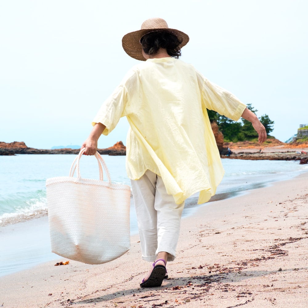 【XLサイズ】ビタミンカラーが可愛いパサールバッグ-38cm×60cm2枚目の説明写真です