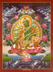 ���󥫤Υݥ��� - Green Tara gokou