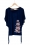 ロータスプリントのバタフライスリーブTシャツの色展開写真