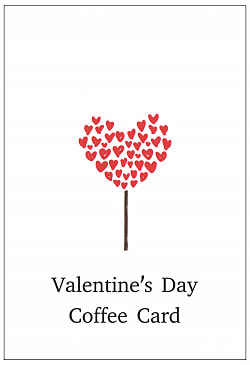 バレンタインコーヒーカード - valentine coffee card