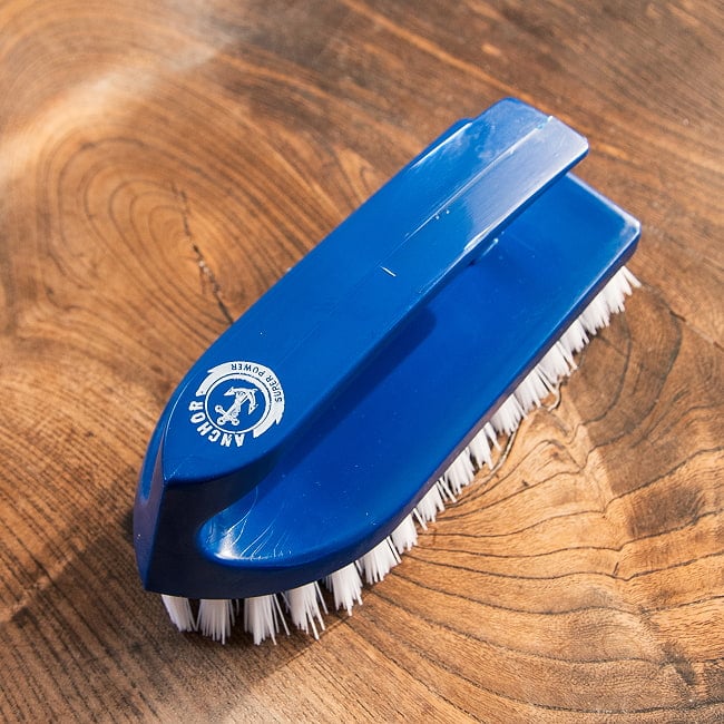 キッチュなカラーがかわいい！タイのアイロン型ブラシ 掃除道具 お風呂 靴洗い スニーカーの個別写真