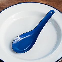 レトロカラーがかわいい！ タイのホーローれんげ 琺瑯 Rabbit ブランド スプーンの個別写真