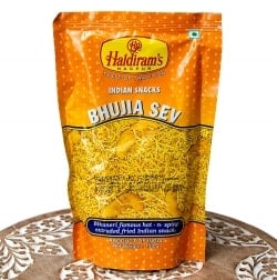 インドのお菓子 ひよこ豆粉で作ったヌードルスナック - ブジア セヴ - Bhujia Sev