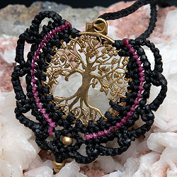 生命の木 Tree of Life のマクラメ ネックレスの個別写真