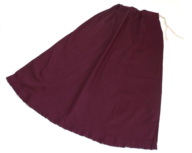 サリーの下に着るペチコート - 赤紫