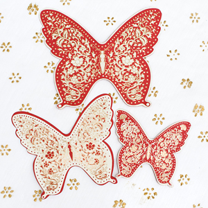 インドのギフトタグ - BUTTERFLYの個別写真