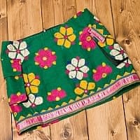 〔1点物〕カッチ地方のトライバル刺繍ミニスカート の個別写真