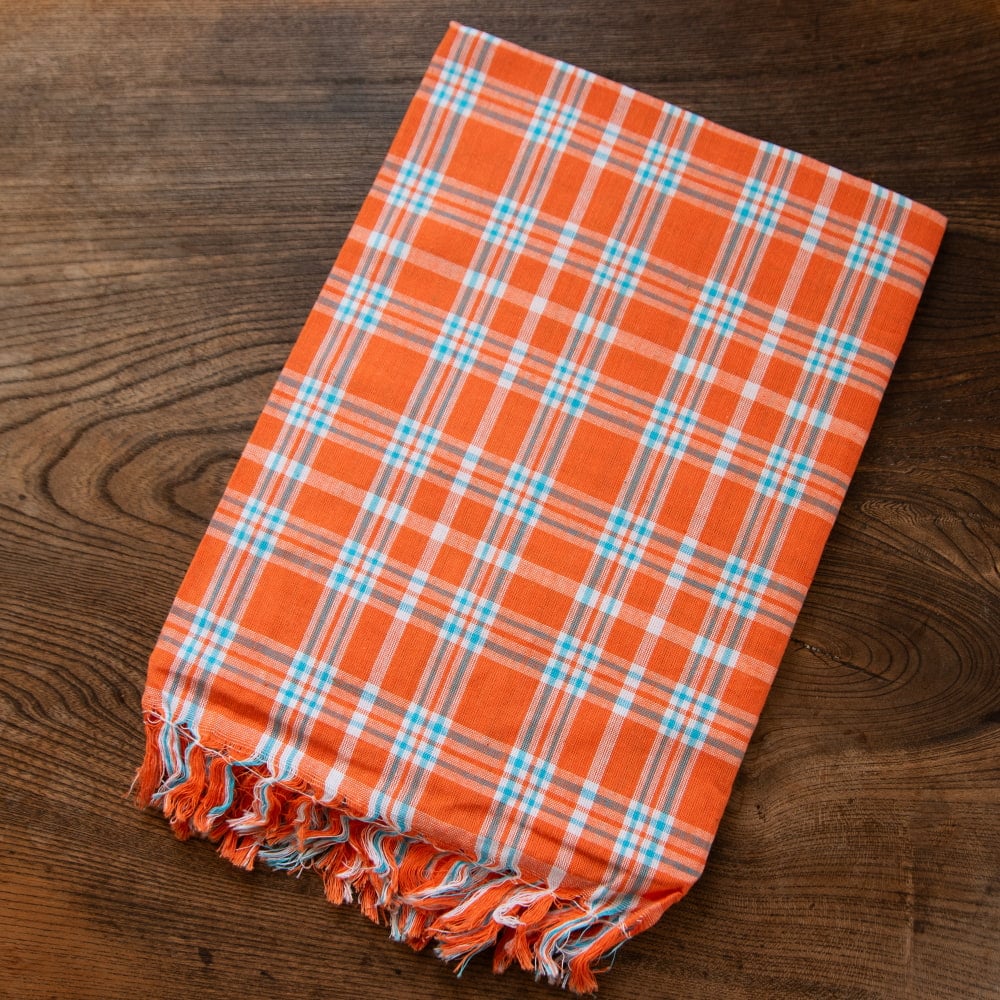 ガムチャと呼ばれるインドの万能布【約160cm×約88cm】の個別写真