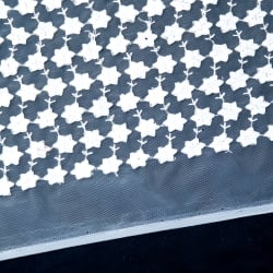〔1m切り売り〕伝統模様刺繍のメッシュ生地布〔106cm〕の個別写真