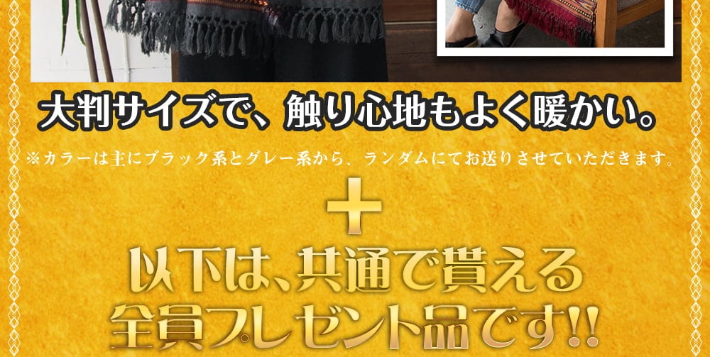 【日頃の感謝を込めて】お得なゴールド福袋 - 雑貨と衣料の福袋【発送予約】7枚目の説明写真です