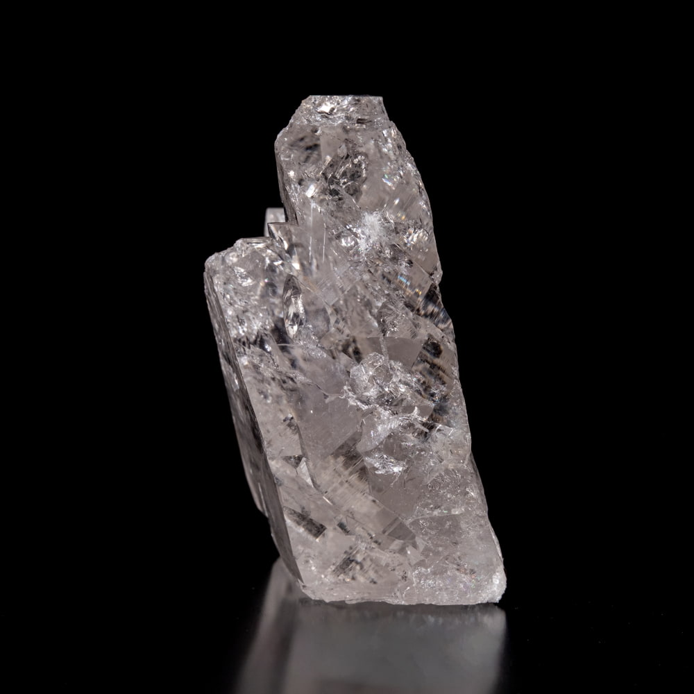 【一点物】 ヒマラヤ水晶原石 【354.5g】ポイント・透明・ファーデン・レインボー2枚目の説明写真です