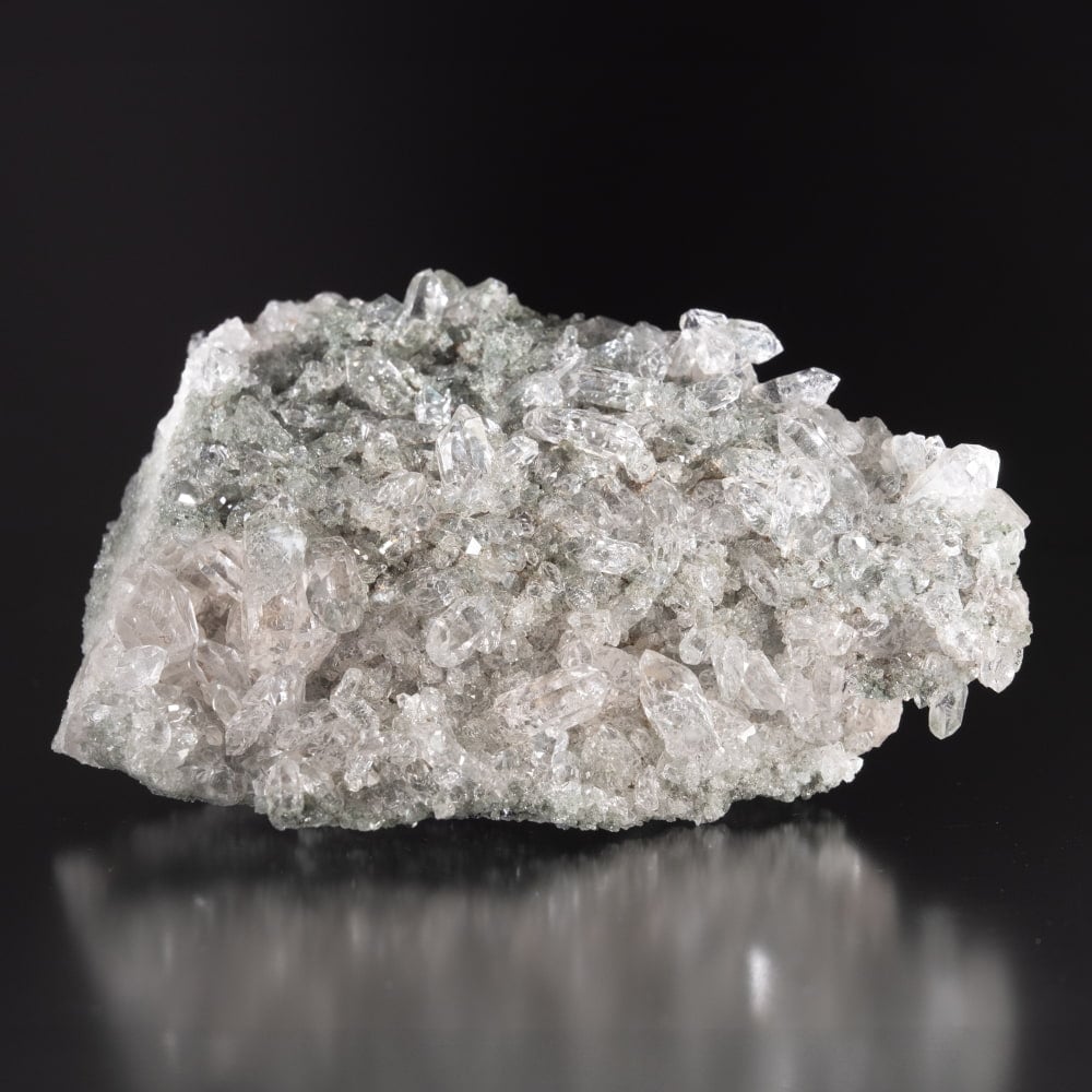 【一点物】 ヒマラヤ水晶原石 【425.5g】クラスター・透明・ダブルポイント・レシーバー・レインボー2枚目の説明写真です