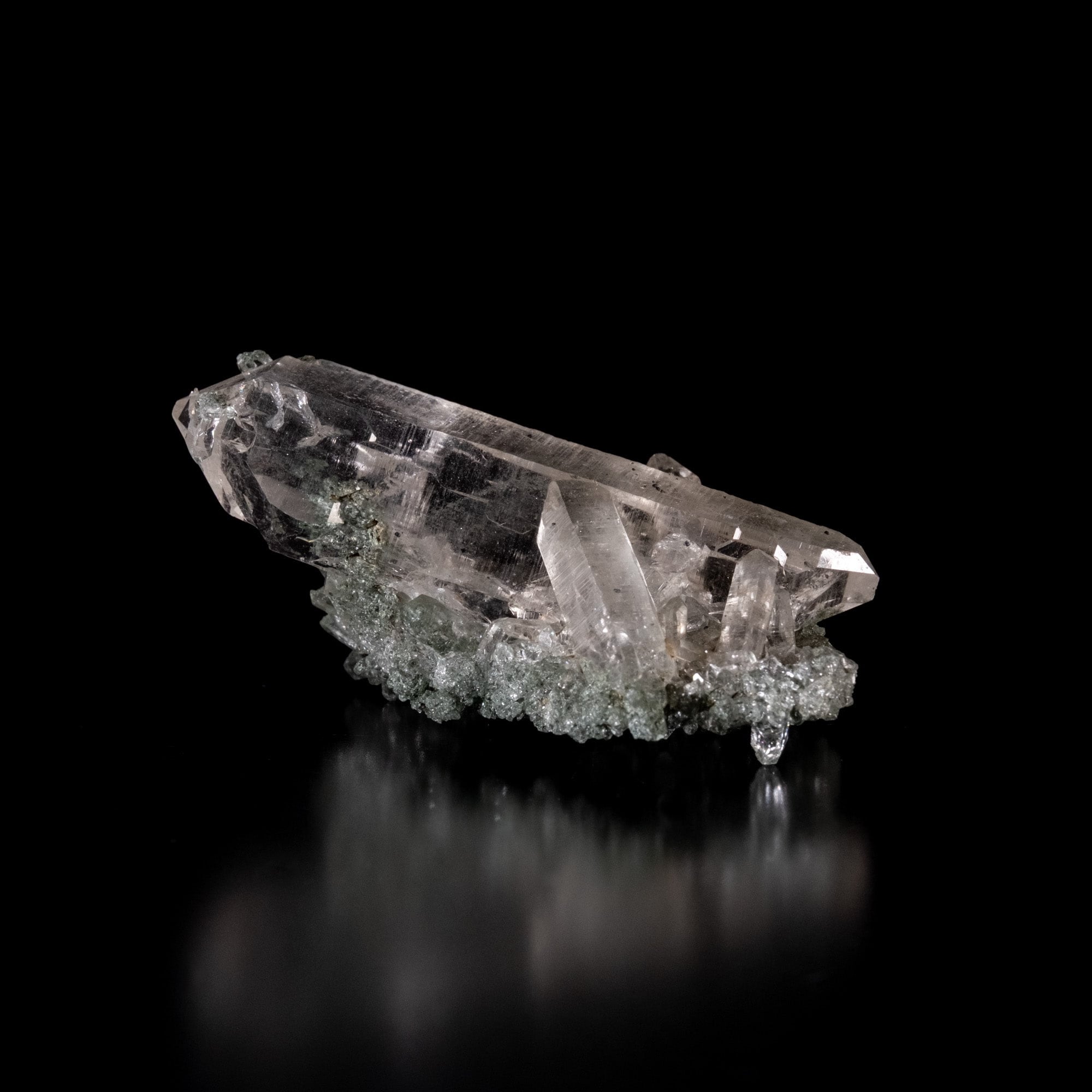 【一点物】 ヒマラヤ水晶原石 【 47g】クローライト・ファントム・ガーデン・レインボー2枚目の説明写真です