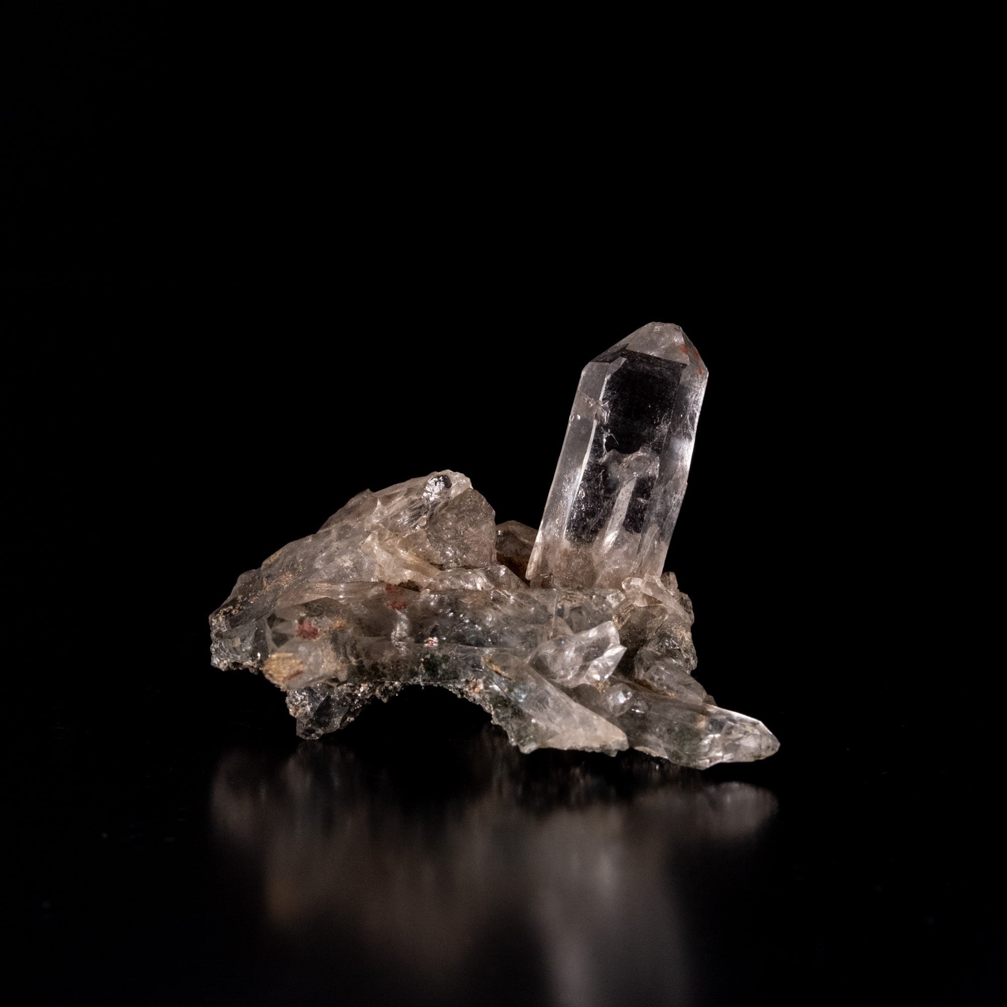 【一点物】 ヒマラヤ水晶原石 【 23.5g】透明度・クラスター・ガーデン・レインボー・タビー・バーコード2枚目の説明写真です