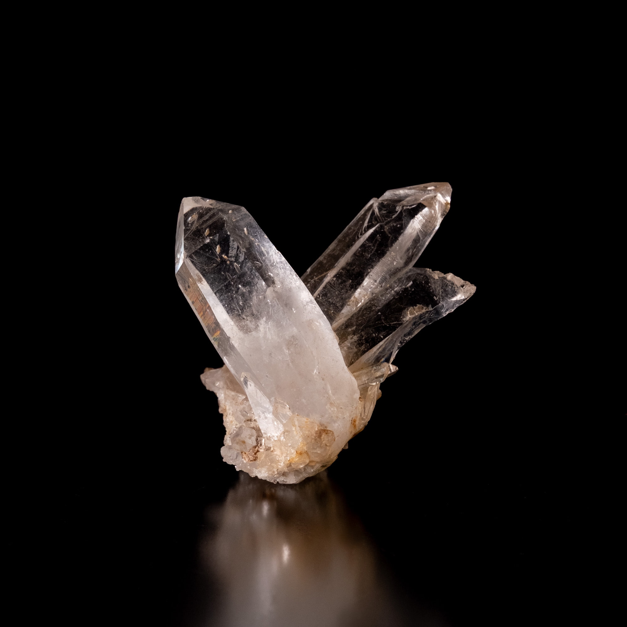 【一点物】 ヒマラヤ水晶原石 【 49g】透明度・クラスター・タイムリンク・バーコード・レインボー2枚目の説明写真です