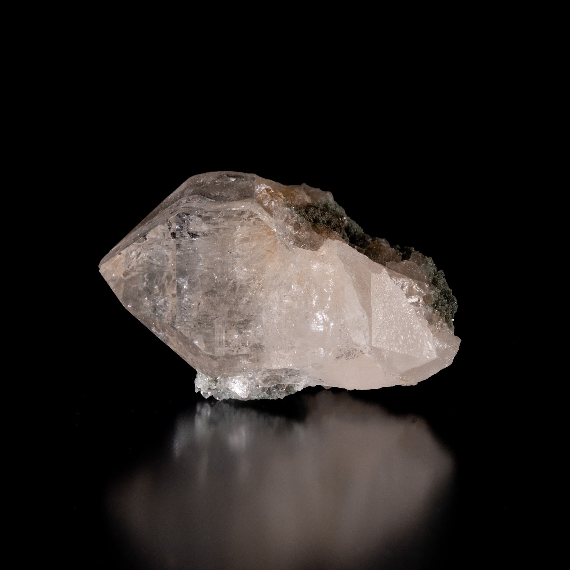 【一点物】 ヒマラヤ水晶原石 【 167g】ルチル・透明度・貫入・レインボー2枚目の説明写真です