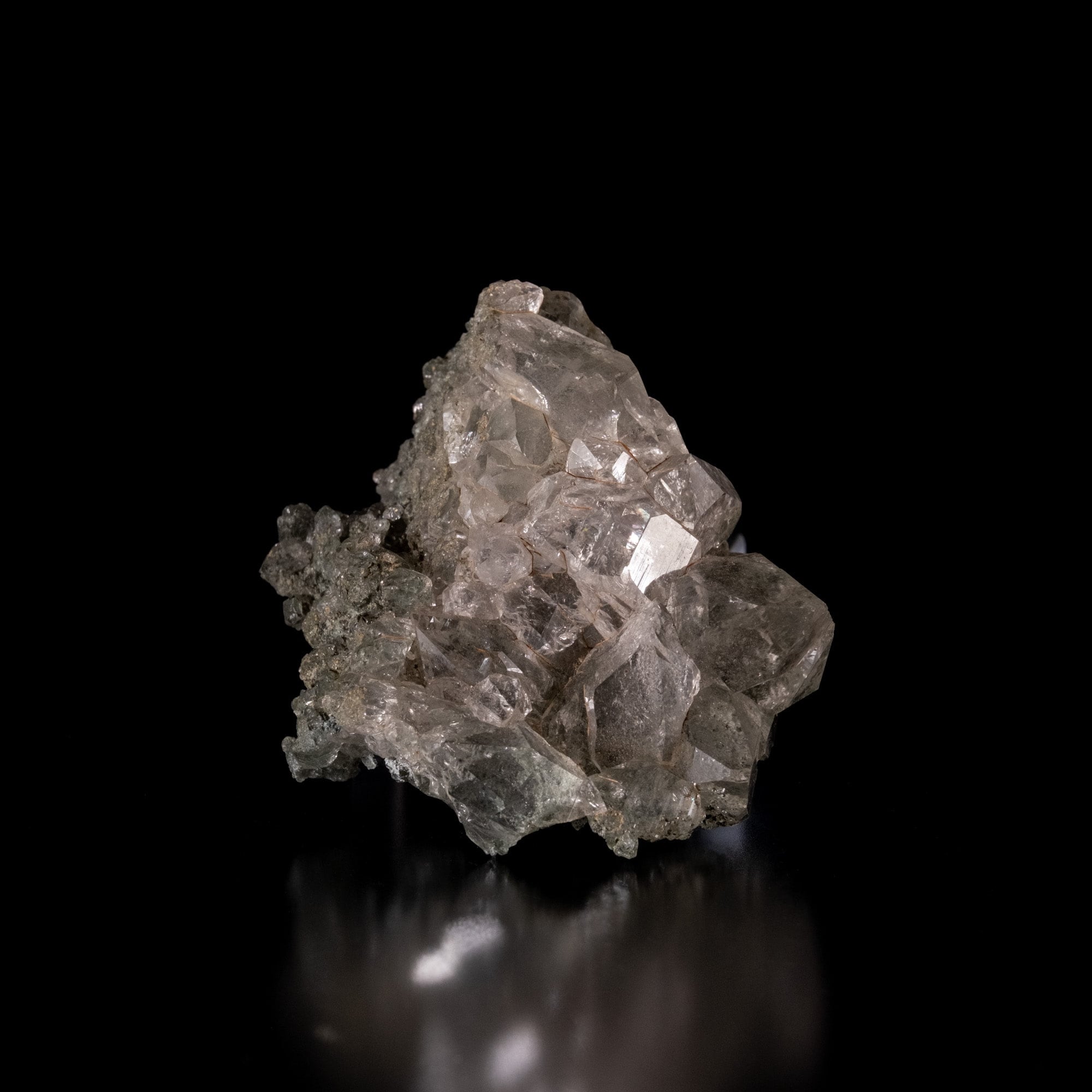 【一点物】 ヒマラヤ水晶原石 【 74g】透明度・クラスター・ガーデン・レインボー・クローライト2枚目の説明写真です