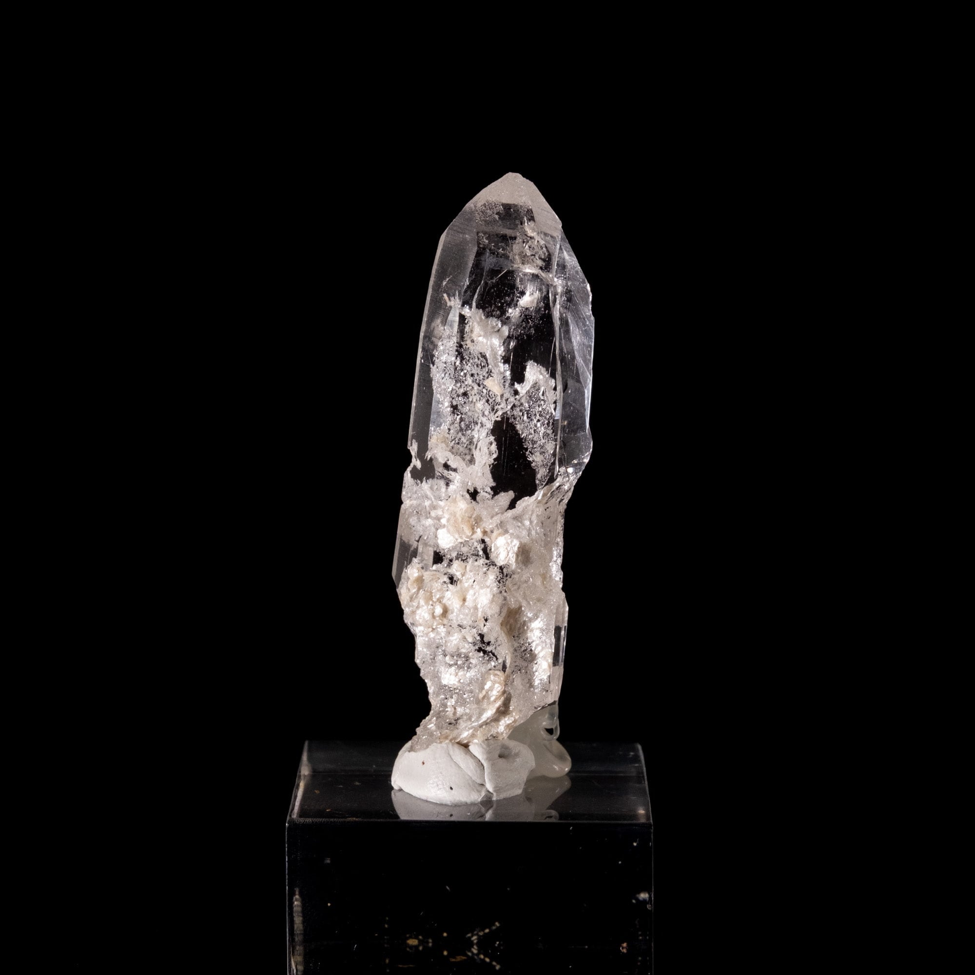 【一点物】 ヒマラヤ水晶原石 【 18g】透明度・マイカ・雲母・バーコード2枚目の説明写真です