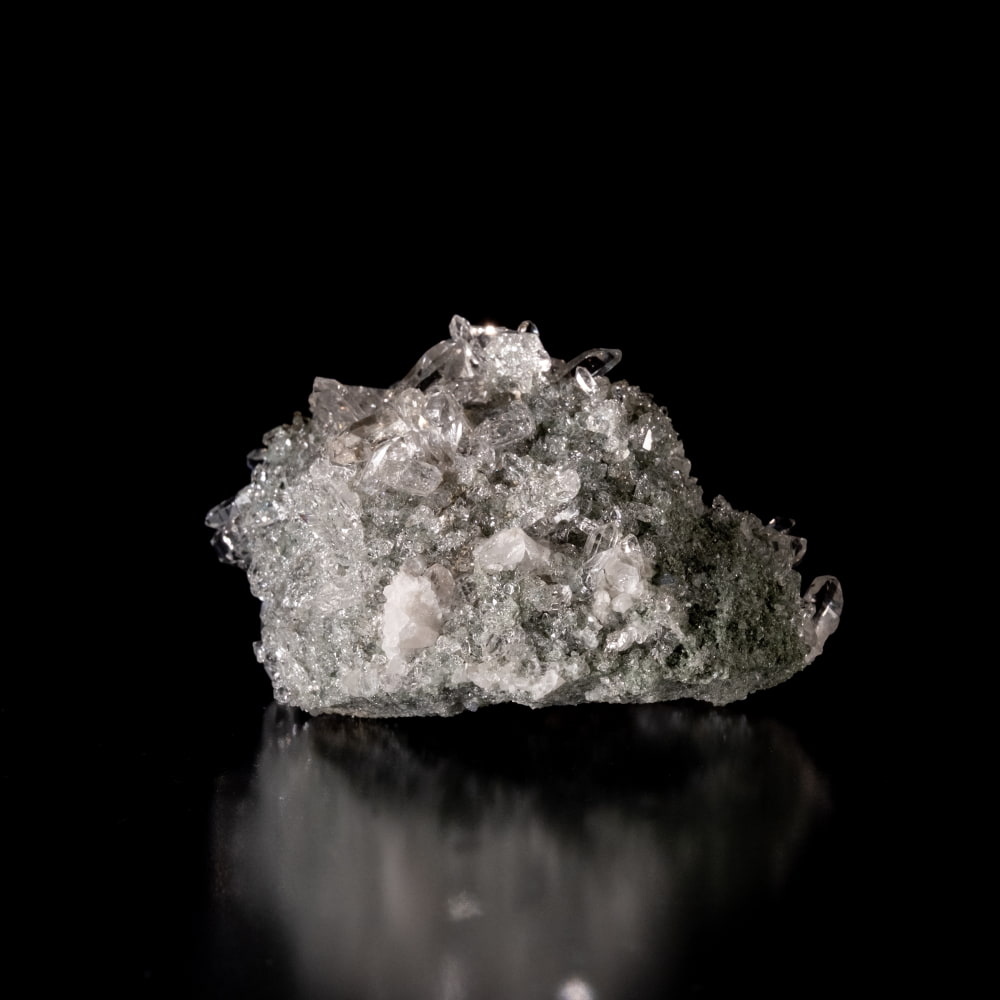 【一点物】 ヒマラヤ水晶原石 【92.5g】ルチル・クローライト・透明・クラスター2枚目の説明写真です