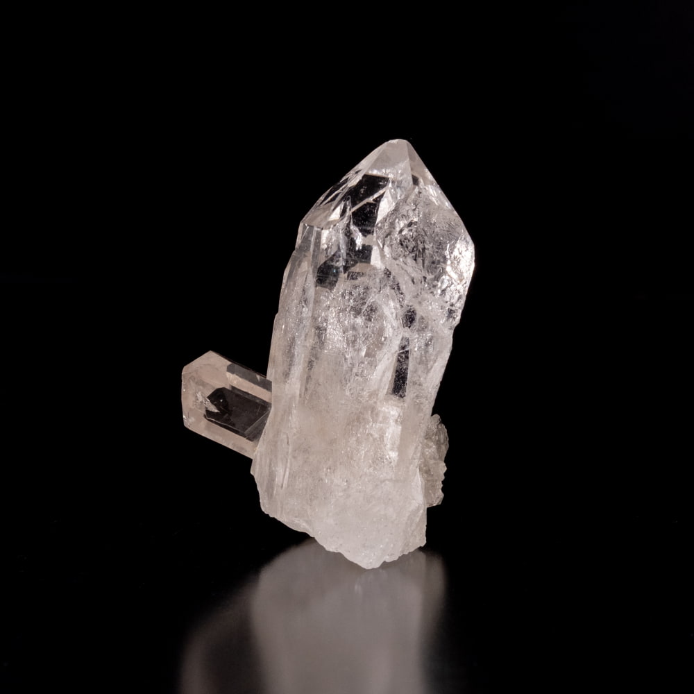 【一点物】 ヒマラヤ水晶原石 【55g】透明・貫入・セルフヒールド・バーコード・レインボー2枚目の説明写真です