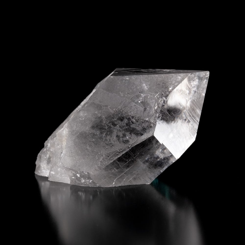 【一点物】 ヒマラヤ水晶原石 【305g】透明・ポイント・セルフヒールド・バーコード・レインボー2枚目の説明写真です