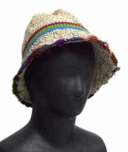 ブリムハット(赤、緑、水)