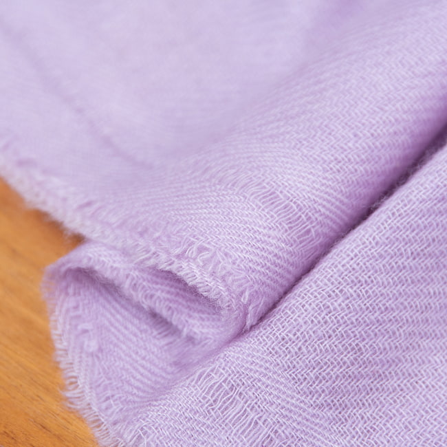 パシュミナ　カシミア100% 大判手織りストール - オーキッド2-ふんわりとした柔らかく素晴らしい肌触りが魅力的\