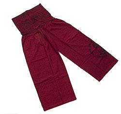 神様プリント・リヴパンツ（ブッダ）