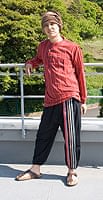 ネパールゲリのアフガンパンツ 【黒】の個別写真