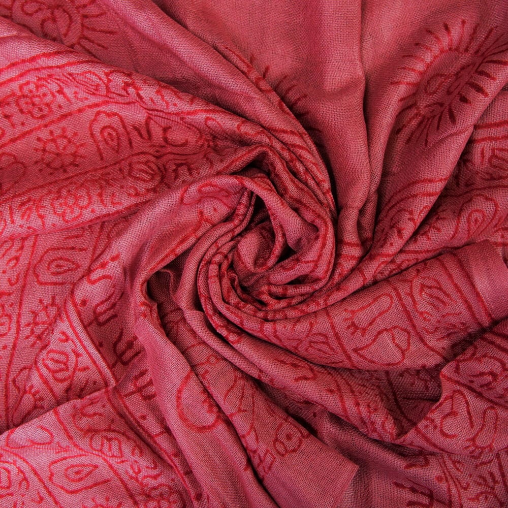 (60cm×130cm)インド ヒンドゥー教の薄ラムナミスカーフの個別写真