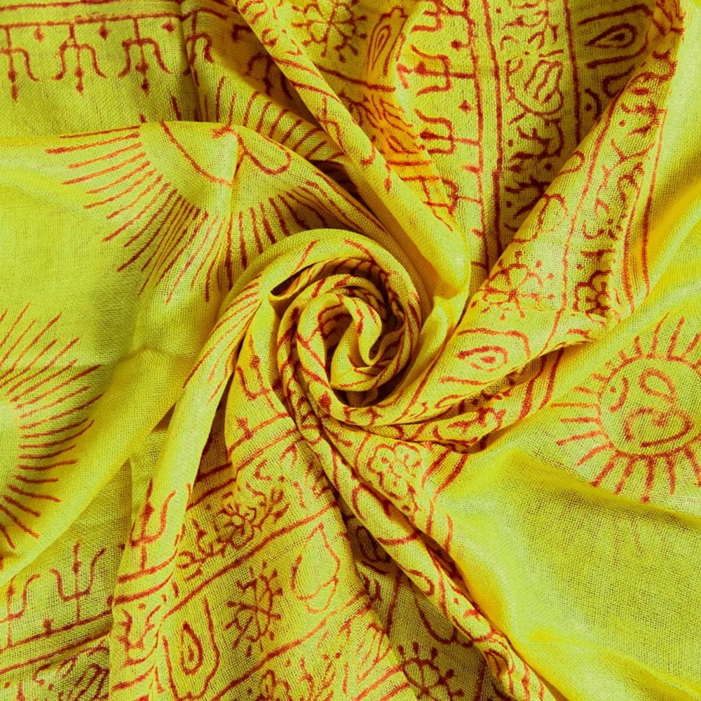 (60cm×130cm)インド ヒンドゥー教の薄ラムナミスカーフの個別写真