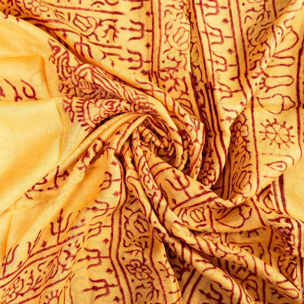 (65cm×170cm)インド ヒンドゥー教の薄ラムナミスカーフの個別写真