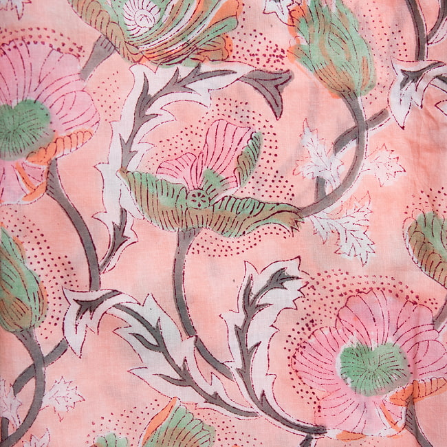ボタニカル柄の木版染が美しい ボリュームギャザースカートの選択用写真