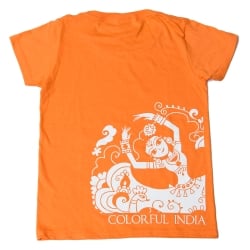 カラフルインディアTシャツの個別写真