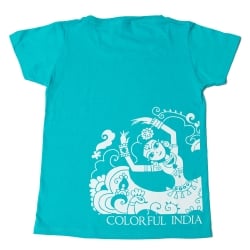 カラフルインディアTシャツの個別写真