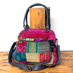 モン族刺繍の2WAYショルダーバッグの個別写真