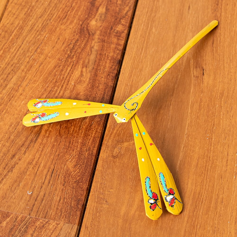 【16cm】ベトナムの竹製トンボ【ヤジロベエ】 の個別写真