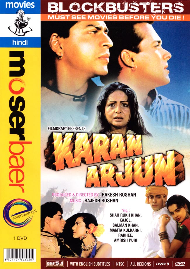 DVD KARAN ARJUN インド映画